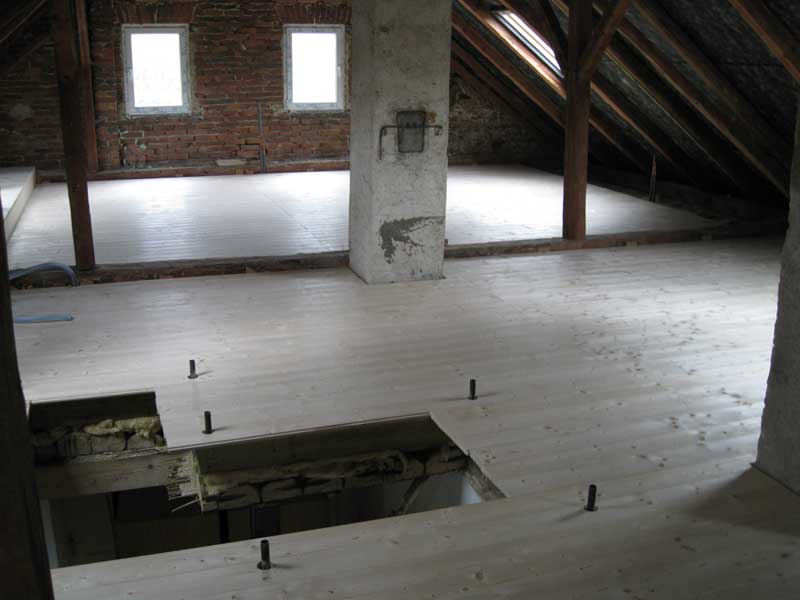 Příprava schodiště