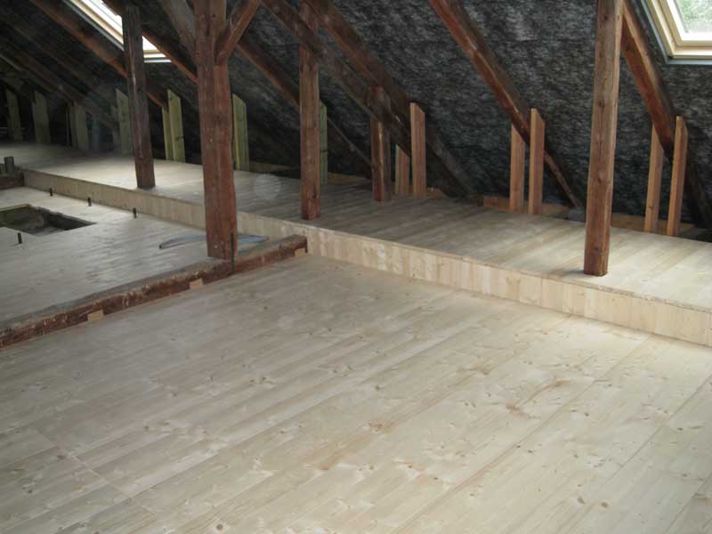 Podlaha pero drážka